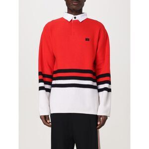 Wales Bonner Polo Shirt Men Red